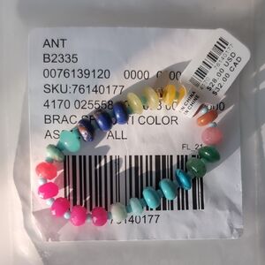 Anthropologie Multicolor Beaded Bracelet